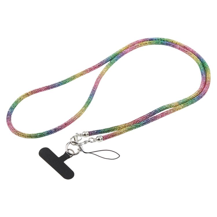 Sparkling Rhinestone Studded Long Phone Strap