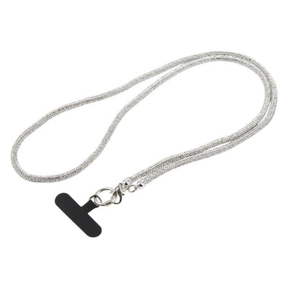 Sparkling Rhinestone Studded Long Phone Strap