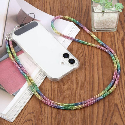 Sparkling Rhinestone Studded Long Phone Strap