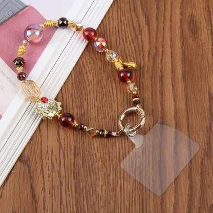 Diamond Encrusted Lucky Cat Phone Lanyard