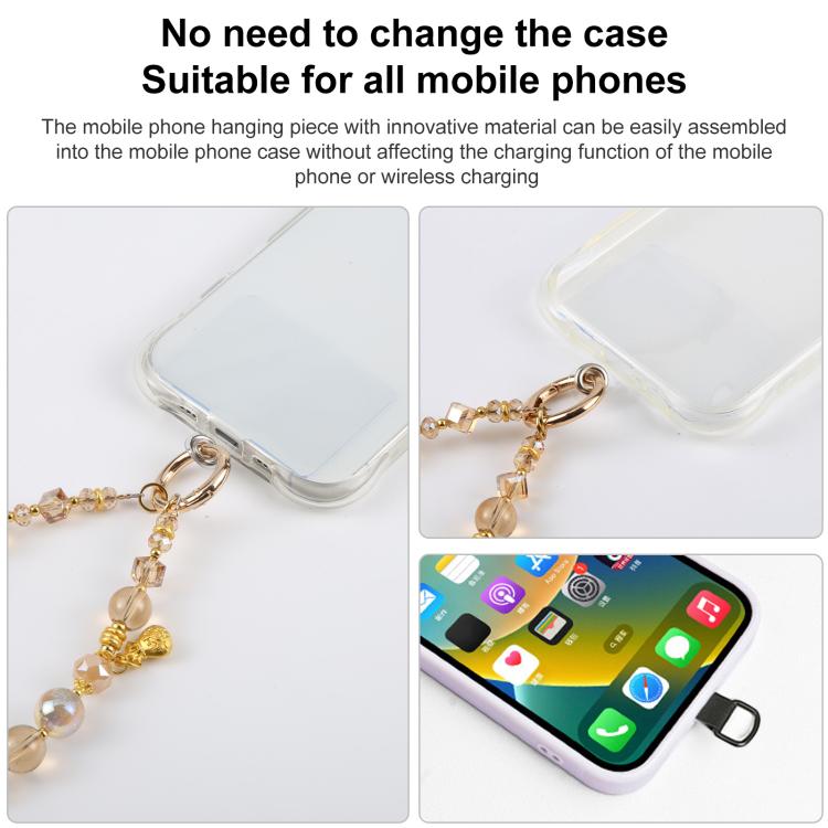 Diamond Encrusted Lucky Cat Phone Lanyard
