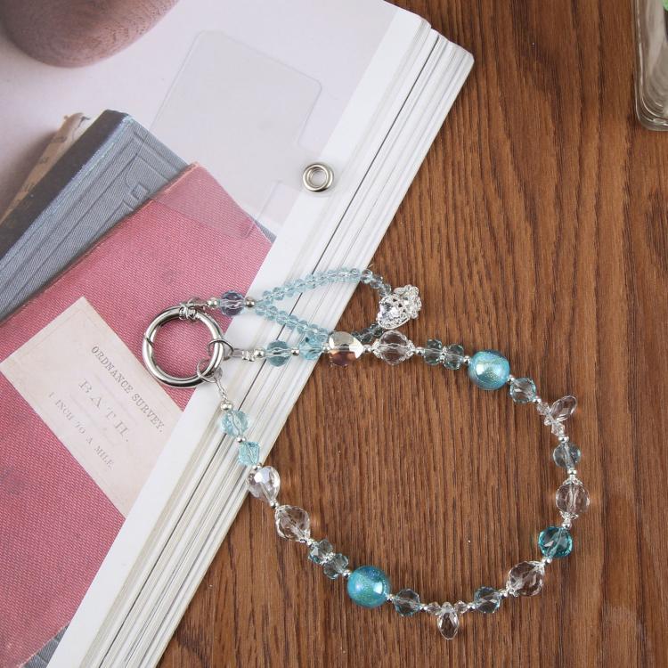 Diamond Heart Bow Phone Strap