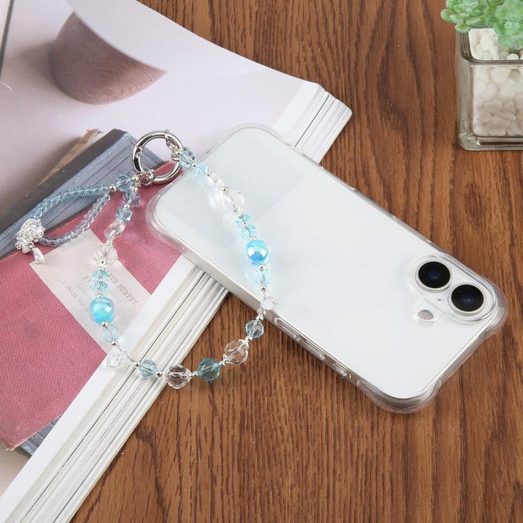 Diamond Heart Bow Phone Strap