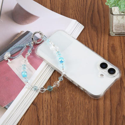 Diamond Heart Bow Phone Strap