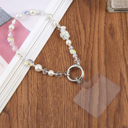 Tulip Flower Beaded Chain Phone Lanyard