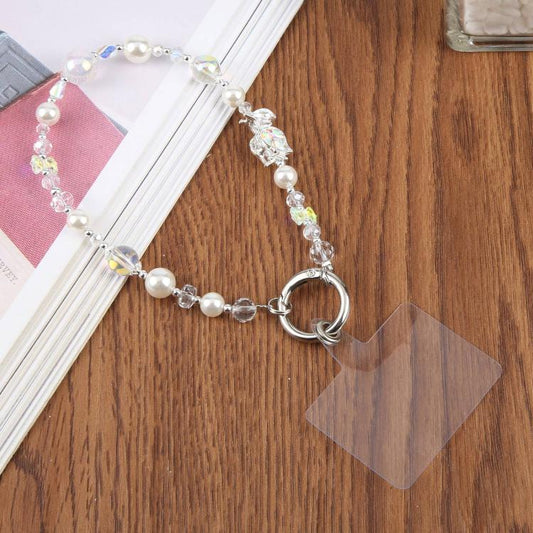 Tulip Flower Beaded Chain Phone Lanyard