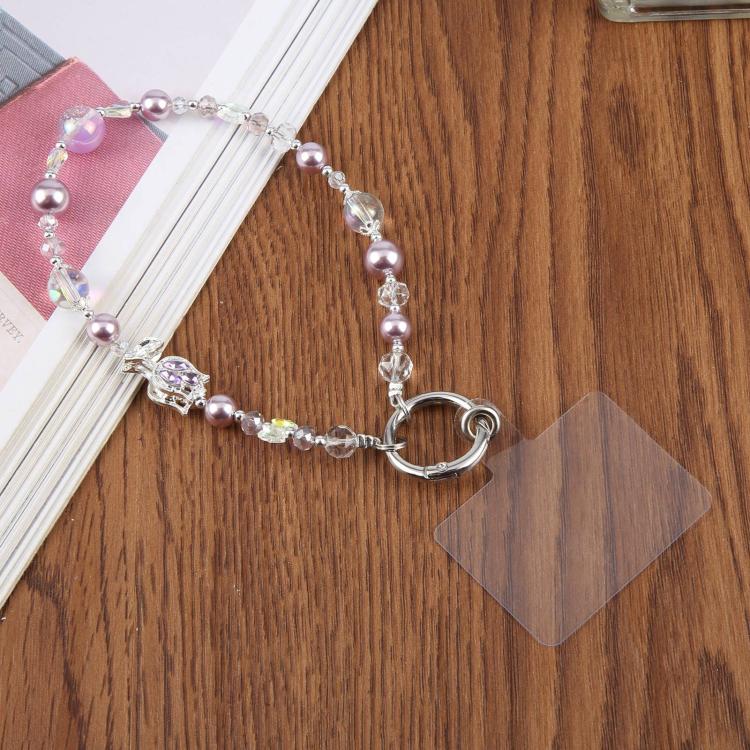 Tulip Flower Beaded Chain Phone Lanyard