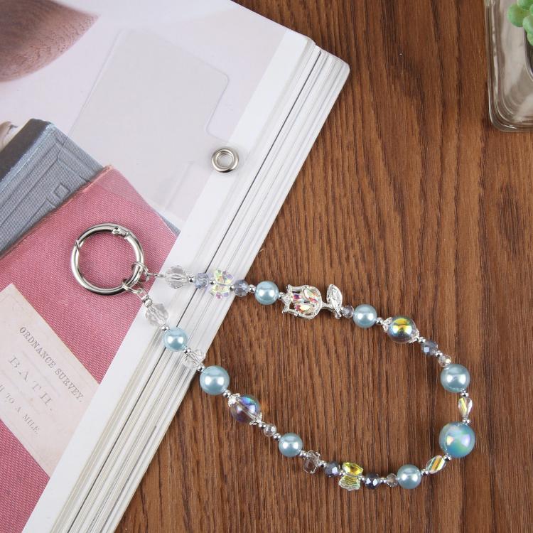 Tulip Flower Beaded Chain Phone Lanyard