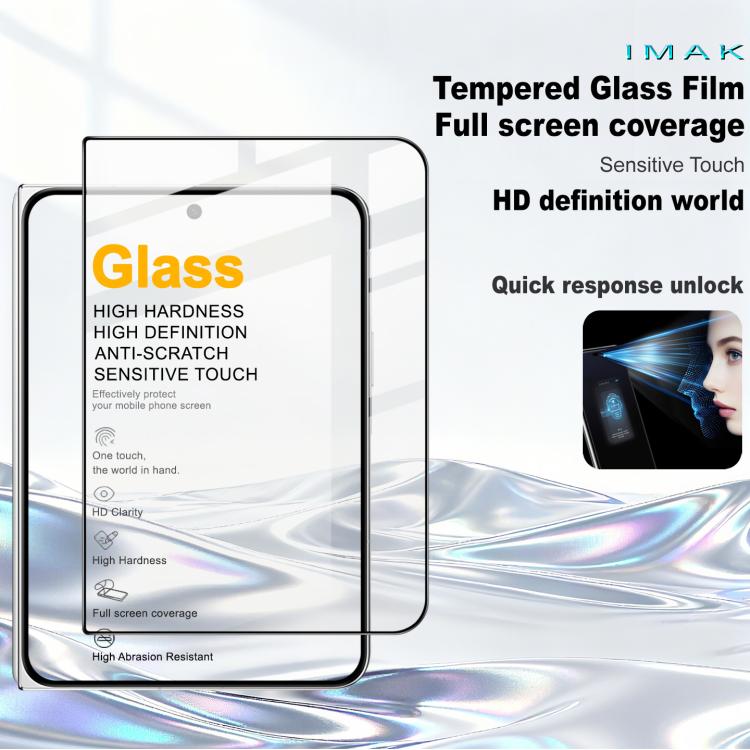 imak 9H Surface Hardness Full Screen Tempered Glass Film Pro+ Series, For iPhone Fold Outer Screen