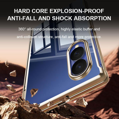 Electroplating Transparent Shockproof Phone Case, For Galaxy Z Fold8 5G, For Galaxy Z Fold8 Ultra 5G, For Galaxy Z Flip8 5G