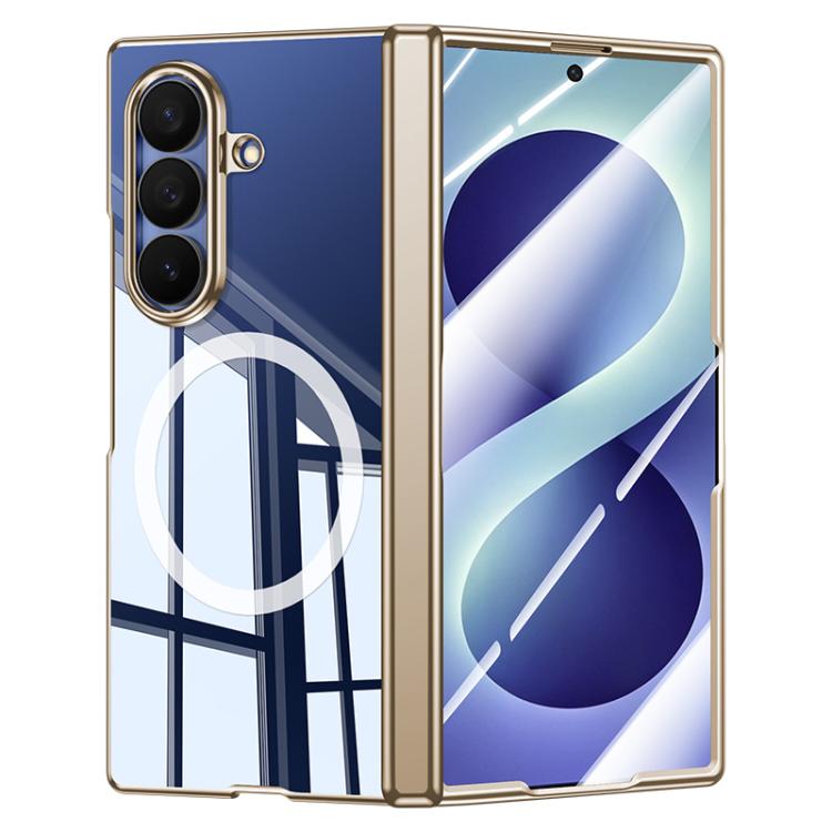 Electroplating Transparent Shockproof Magnetic Phone Case, For Galaxy Z Fold8 5G, For Galaxy Z Fold8 Ultra 5G, For Galaxy Z Flip8 5G