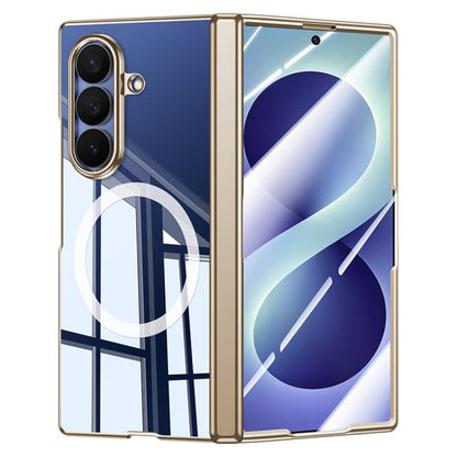 Electroplating Transparent Shockproof Magnetic Phone Case, For Galaxy Z Fold8 5G, For Galaxy Z Fold8 Ultra 5G, For Galaxy Z Flip8 5G