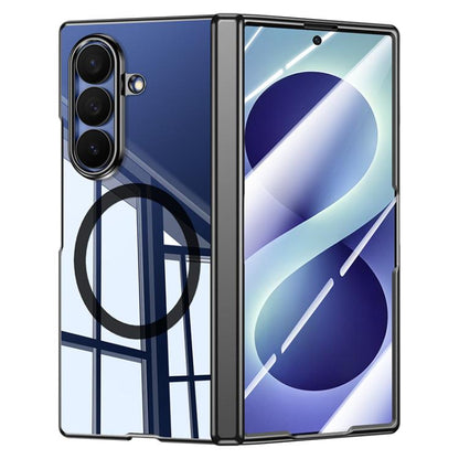 Electroplating Transparent Shockproof Magnetic Phone Case, For Galaxy Z Fold8 5G, For Galaxy Z Fold8 Ultra 5G, For Galaxy Z Flip8 5G