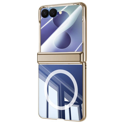 Electroplating Transparent Shockproof Magnetic Phone Case, For Galaxy Z Fold8 5G, For Galaxy Z Fold8 Ultra 5G, For Galaxy Z Flip8 5G