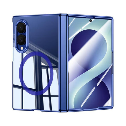 Electroplating Transparent Shockproof Magnetic Phone Case, For Galaxy Z Fold8 5G, For Galaxy Z Fold8 Ultra 5G, For Galaxy Z Flip8 5G