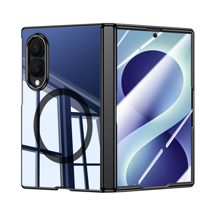 Electroplating Transparent Shockproof Magnetic Phone Case, For Galaxy Z Fold8 5G, For Galaxy Z Fold8 Ultra 5G, For Galaxy Z Flip8 5G