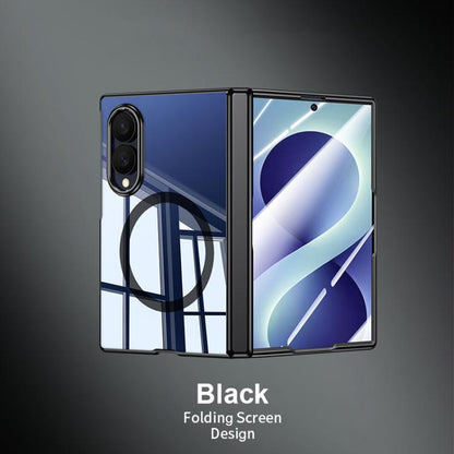 Electroplating Transparent Shockproof Magnetic Phone Case, For Galaxy Z Fold8 5G, For Galaxy Z Fold8 Ultra 5G, For Galaxy Z Flip8 5G