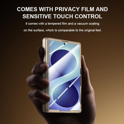 Electroplating Transparent Shockproof Magnetic Phone Case, For Galaxy Z Fold8 5G, For Galaxy Z Fold8 Ultra 5G, For Galaxy Z Flip8 5G