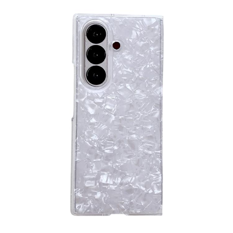 Pearlescent Shell Texture Phone Case, For Galaxy Z Fold8 Ultra 5G