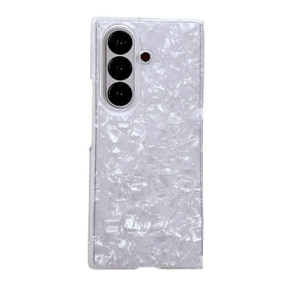 Pearlescent Shell Texture Phone Case, For Galaxy Z Fold8 Ultra 5G