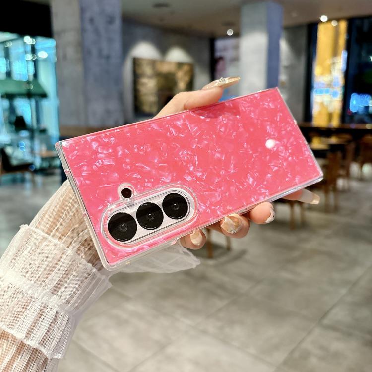 Pearlescent Shell Texture Phone Case, For Galaxy Z Fold8 Ultra 5G
