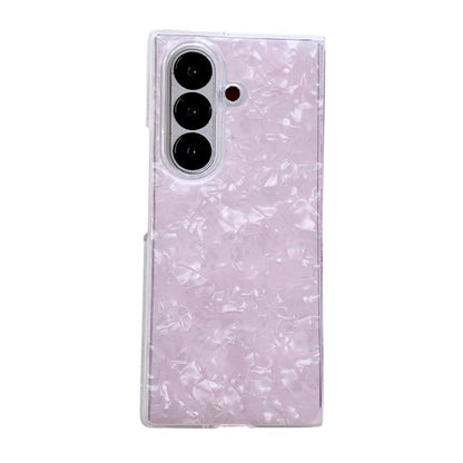 Pearlescent Shell Texture Phone Case, For Galaxy Z Fold8 Ultra 5G