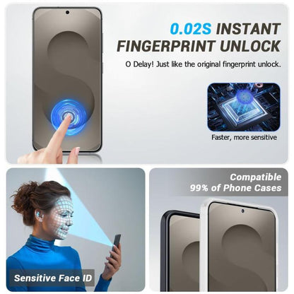 Kalebol High-Aluminum Screen-Printed Full-Coverage Anti-Fingerprint Black-Bordered HD Tempered Glass Film, For Galaxy Z Fold8 5G Outer Screen, For Galaxy Z Fold8 Ultra 5G Outer Screen, For Galaxy Z Flip8 5G Outer Screen