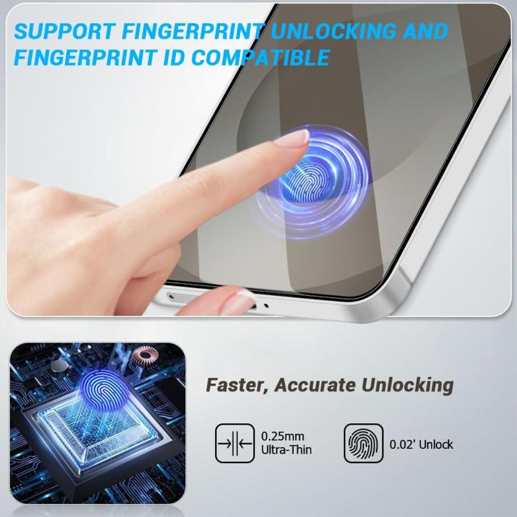 Kalebol High-Aluminum Screen-Printed Full-Coverage Anti-Fingerprint Black-Bordered HD Tempered Glass Film, For Galaxy Z Fold8 5G Outer Screen, For Galaxy Z Fold8 Ultra 5G Outer Screen, For Galaxy Z Flip8 5G Outer Screen
