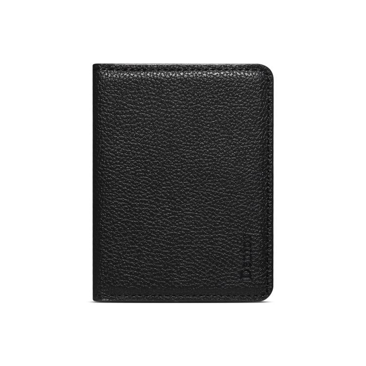 Denior V28 Litchi Texture Magnetic Vegan Leather Wallet Phone Card Holder, V28