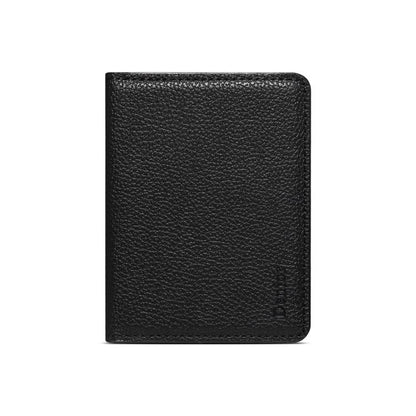 Denior V28 Litchi Texture Magnetic Vegan Leather Wallet Phone Card Holder, V28