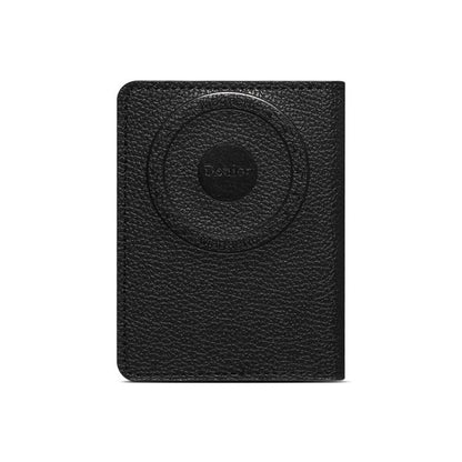 Denior V28 Litchi Texture Magnetic Vegan Leather Wallet Phone Card Holder, V28