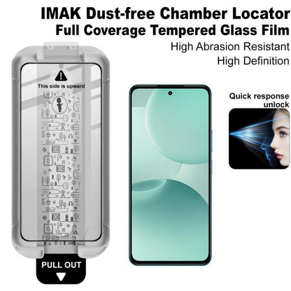 imak Dust-free Chamber Locator Full Coverage Tempered Glass Film, For Realme P4x 5G / OnePlus Nord CE6 Lite