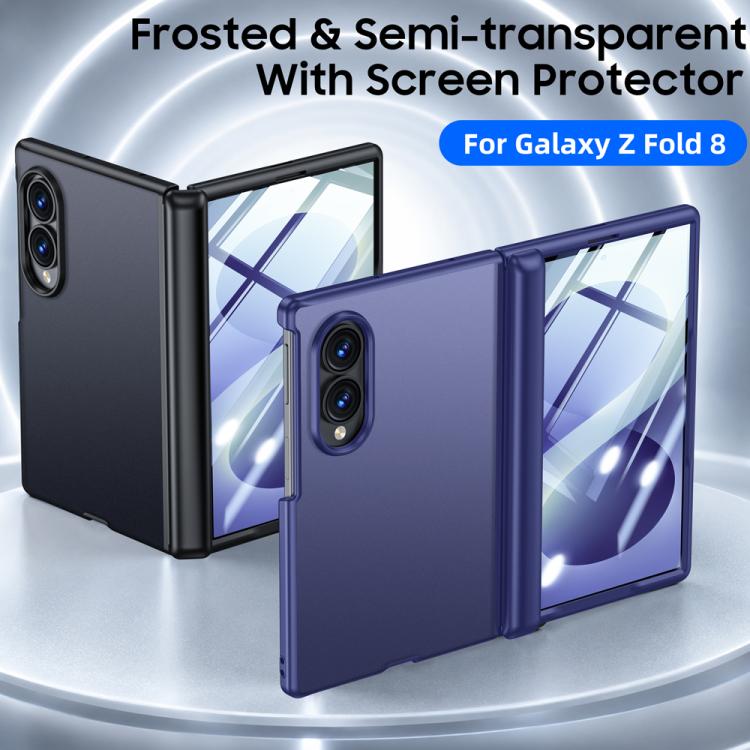 Intergrated Shell And Flim Skin Feel Translucent Frosted Phone Case, For Galaxy Z Fold8 5G, For Galaxy Z Fold8 Ultra 5G