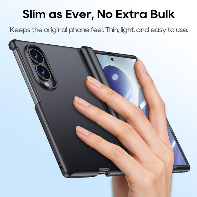 Intergrated Shell And Flim Skin Feel Translucent Frosted Phone Case, For Galaxy Z Fold8 5G, For Galaxy Z Fold8 Ultra 5G
