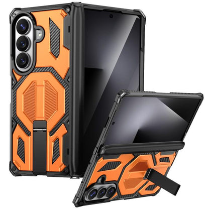 Hidden Metal Holder Magnetic Shockproof Phone Case, For Galaxy Z Fold8 5G, For Galaxy Z Fold8 Ultra 5G, For Galaxy Z Flip8 5G, For Galaxy Z Fold7 5G