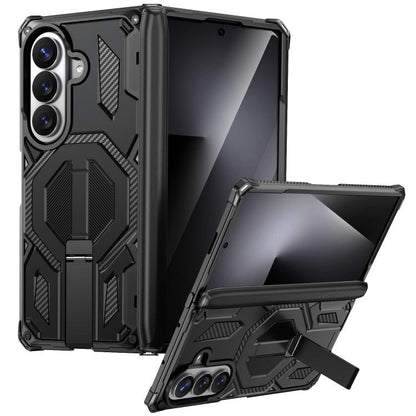 Hidden Metal Holder Magnetic Shockproof Phone Case, For Galaxy Z Fold8 5G, For Galaxy Z Fold8 Ultra 5G, For Galaxy Z Flip8 5G, For Galaxy Z Fold7 5G