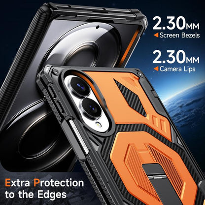 Hidden Metal Holder Magnetic Shockproof Phone Case, For Galaxy Z Fold8 5G, For Galaxy Z Fold8 Ultra 5G, For Galaxy Z Flip8 5G, For Galaxy Z Fold7 5G