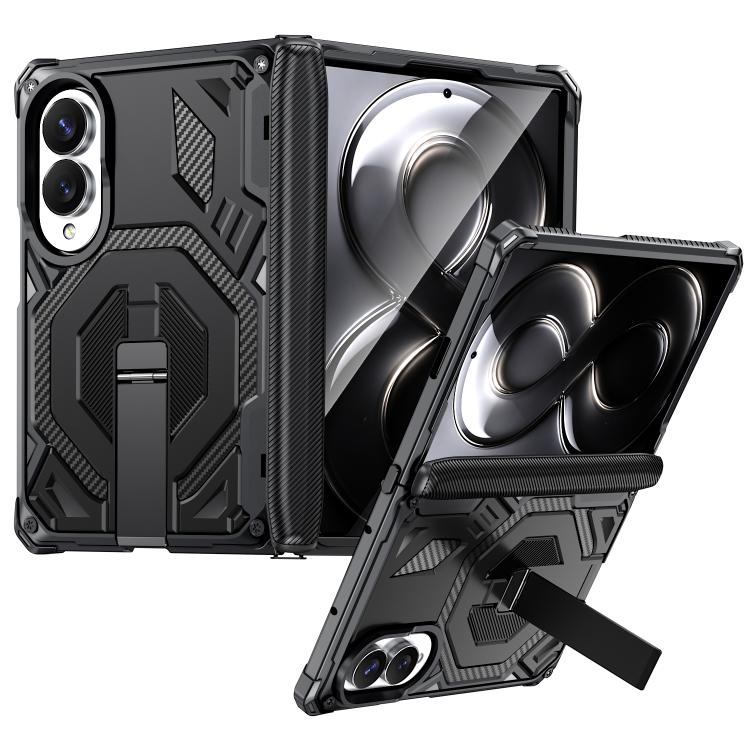 Hidden Metal Holder Magnetic Shockproof Phone Case, For Galaxy Z Fold8 5G, For Galaxy Z Fold8 Ultra 5G, For Galaxy Z Flip8 5G, For Galaxy Z Fold7 5G