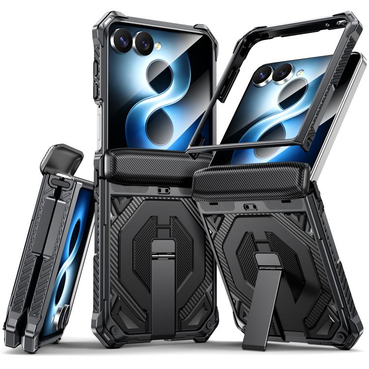 Hidden Metal Holder Magnetic Shockproof Phone Case, For Galaxy Z Fold8 5G, For Galaxy Z Fold8 Ultra 5G, For Galaxy Z Flip8 5G, For Galaxy Z Fold7 5G