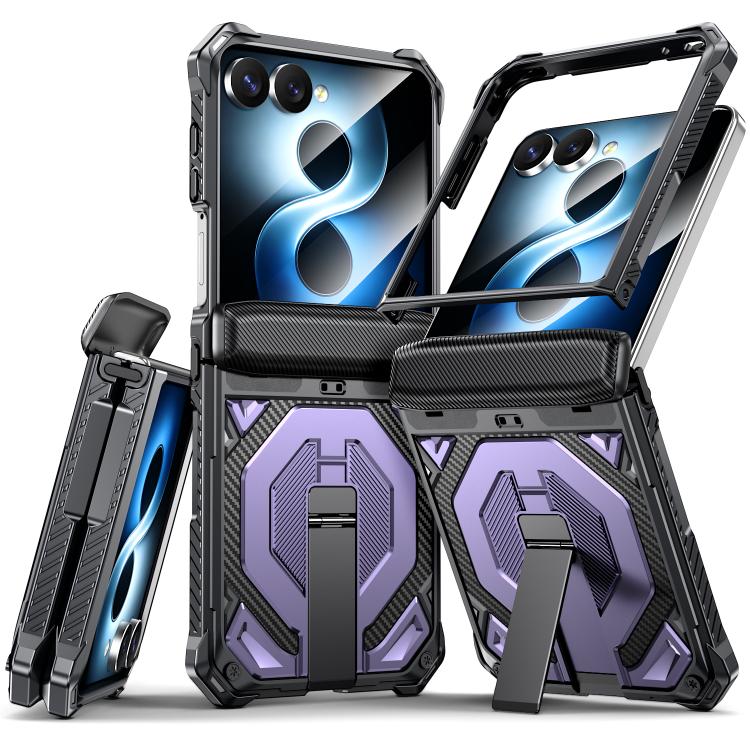 Hidden Metal Holder Magnetic Shockproof Phone Case, For Galaxy Z Fold8 5G, For Galaxy Z Fold8 Ultra 5G, For Galaxy Z Flip8 5G, For Galaxy Z Fold7 5G