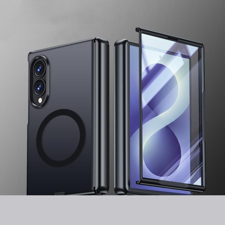 Intergrated Shell And Flim Skin Feel Translucent Frosted Magnetic Phone Case, For Galaxy Z Fold8 5G, For Galaxy Z Fold8 Ultra 5G