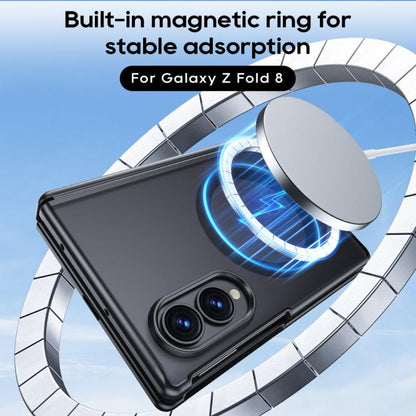 Intergrated Shell And Flim Skin Feel Translucent Frosted Magnetic Phone Case, For Galaxy Z Fold8 5G, For Galaxy Z Fold8 Ultra 5G