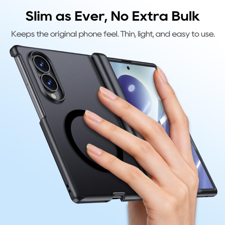 Intergrated Shell And Flim Skin Feel Translucent Frosted Magnetic Phone Case, For Galaxy Z Fold8 5G, For Galaxy Z Fold8 Ultra 5G