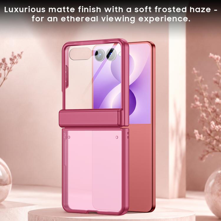 Intergrated Shell And Flim Skin Feel Translucent Frosted Phone Case, For Galaxy Z Flip8 5G