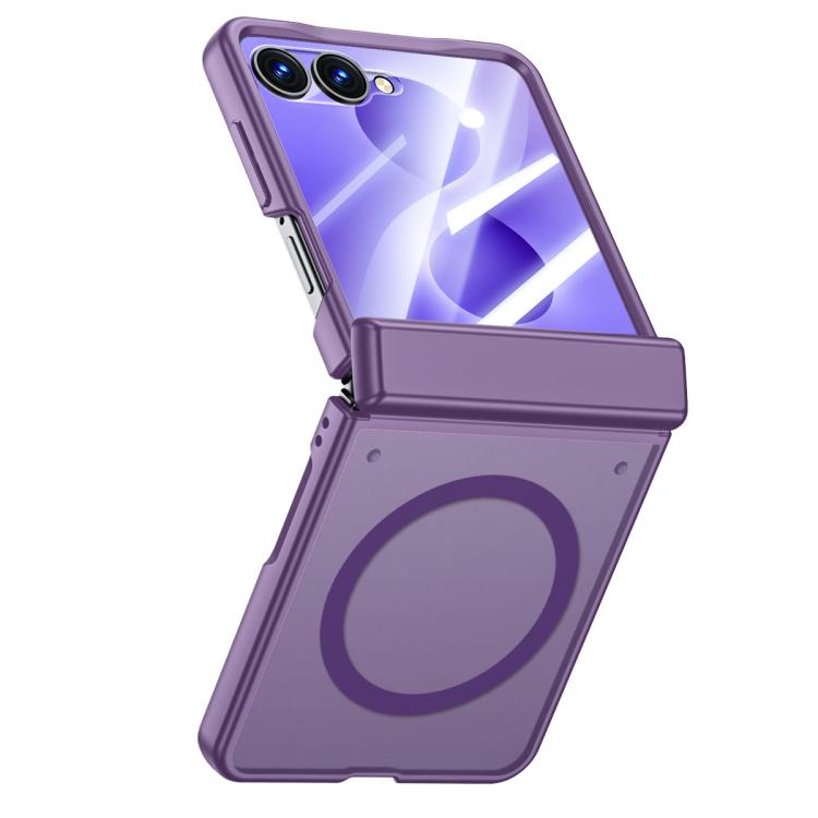 Intergrated Shell And Flim Skin Feel Translucent Magnetic Phone Case, For Galaxy Z Flip8 5G