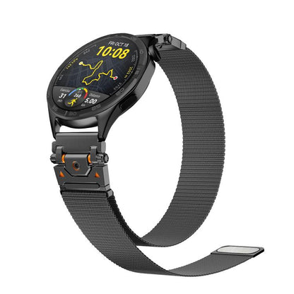 Titan Head Connector Milanese Magnetic Stainless Steel Watch Band, 20mm, 22mm