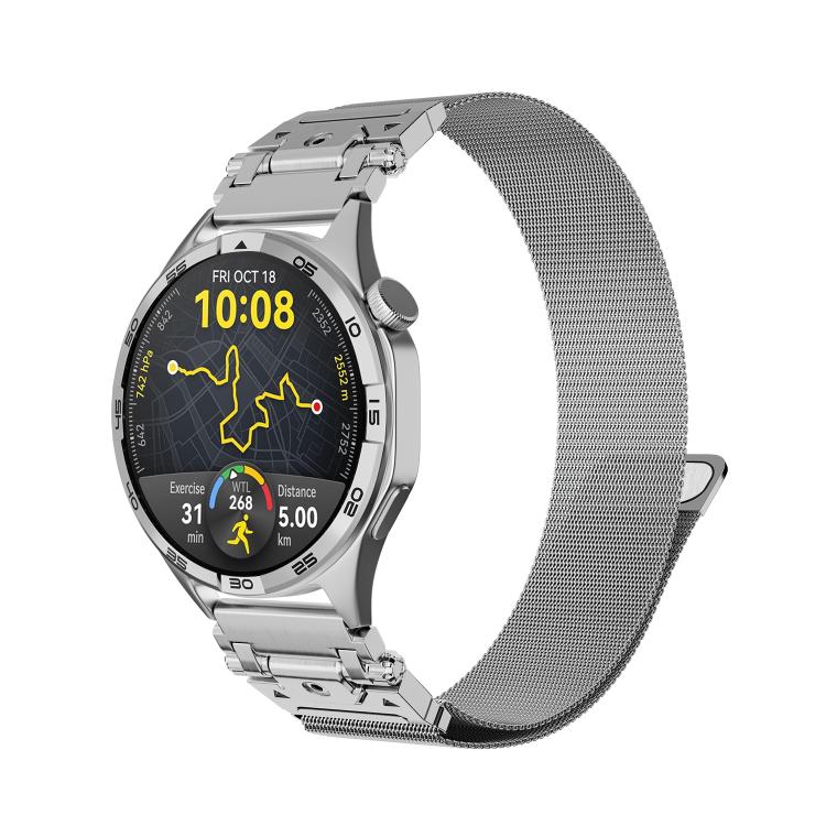 Titan Head Connector Milanese Magnetic Stainless Steel Watch Band, 20mm, 22mm