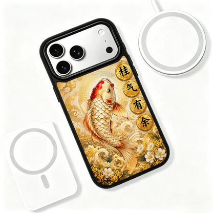 Gold Series PC Silicone Magnetic Phone Case, For iPhone 17 Pro Max, For iPhone 17 Pro