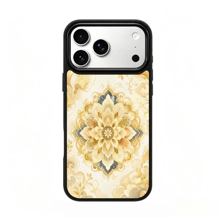 Gold Series PC Silicone Magnetic Phone Case, For iPhone 17 Pro Max, For iPhone 17 Pro