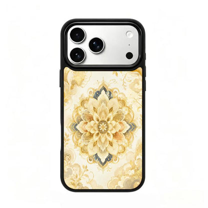 Gold Series PC Silicone Magnetic Phone Case, For iPhone 17 Pro Max, For iPhone 17 Pro